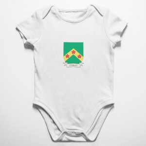 Curley Coat of Arms Baby Onesie