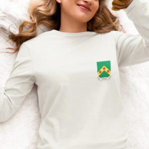 Curley Coat of Arms Long Sleeve T shirt