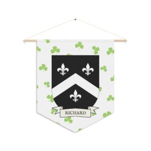 Richard Family Coat of Arms Indoor Pennant