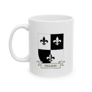 Nelson Family Coat of Arms Coffee Mug