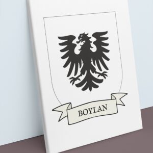 Boylan Coat of Arms Canvas Wall Art