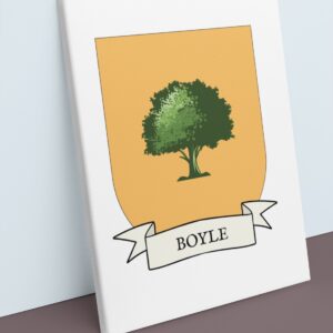 Boyle Coat of Arms Canvas Wall Art