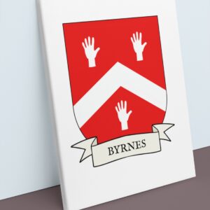 Byrnes Coat of Arms Canvas Wall Art