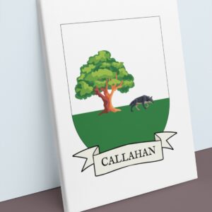 Callahan Coat of Arms Canvas Wall Art