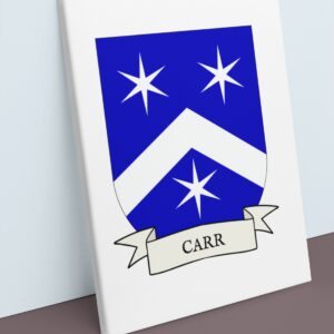 Carr Coat of Arms Canvas Wall Art