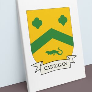 Carrigan Coat of Arms Canvas Wall Art