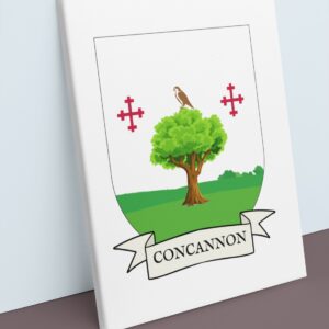 Concannon Coat of Arms Canvas Wall Art