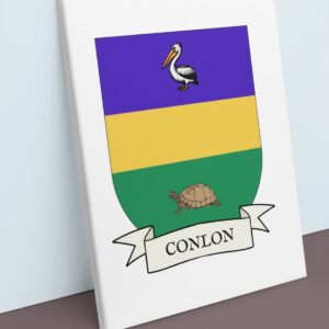 Conlon Coat of Arms Canvas Wall Art