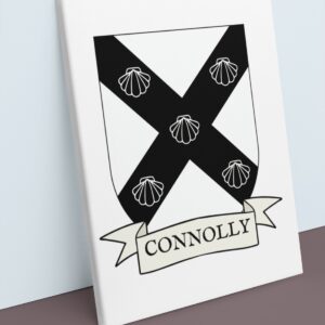 Connolly Coat of Arms Canvas Wall Art