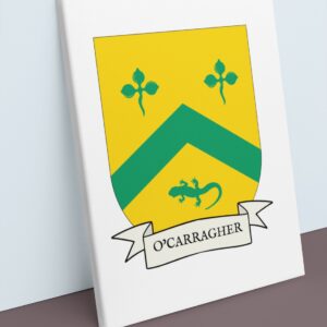 O'Carragher Coat of Arms Canvas Wall Art