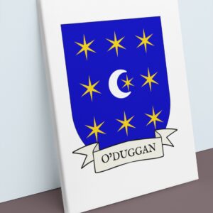 O'Duggan Coat of Arms Canvas Wall Art
