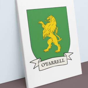 O'Farrell Coat of Arms Canvas Wall Art