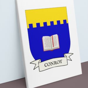 Conroy Coat of Arms Canvas Wall Art