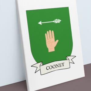 Cooney Coat of Arms Canvas Wall Art