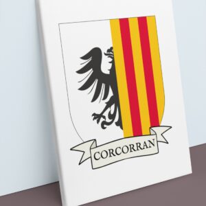 Corcorran Coat of Arms Canvas Wall Art