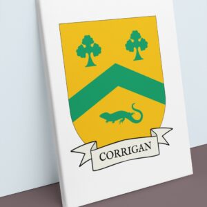 Corrigan Coat of Arms Canvas Wall Art