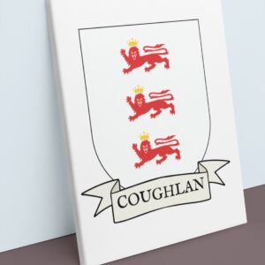 Coughlan Coat of Arms Canvas Wall Art
