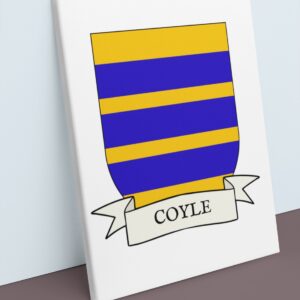 Coyle Coat of Arms Canvas Wall Art