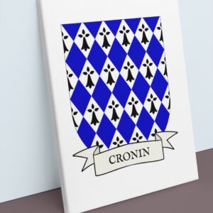 Cronin Coat of Arms Canvas Wall Art