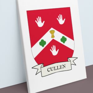 Cullen Coat of Arms Canvas Wall Art