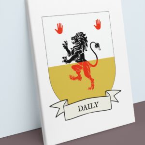 Daily Coat of Arms Canvas Wall Art