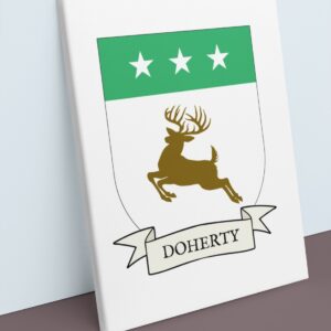 Doherty Coat of Arms Canvas Wall Art