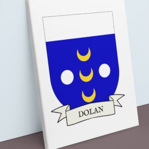 Dolan Coat of Arms Canvas Wall Art