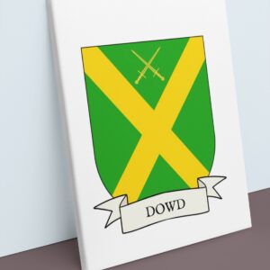 Dowd Coat of Arms Canvas Wall Art