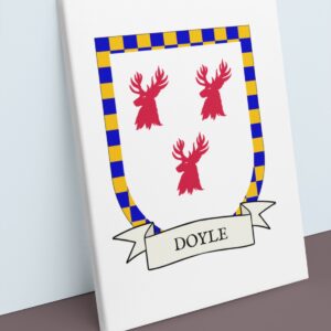 Doyle Coat of Arms Canvas Wall Art