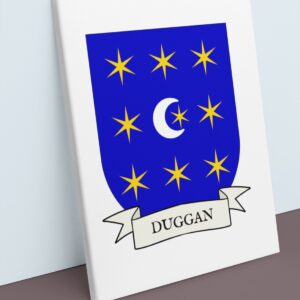 Duggan Coat of Arms Canvas Wall Art