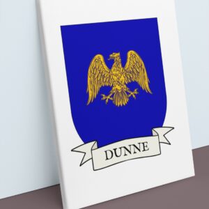 Dunne Coat of Arms Canvas Wall Art