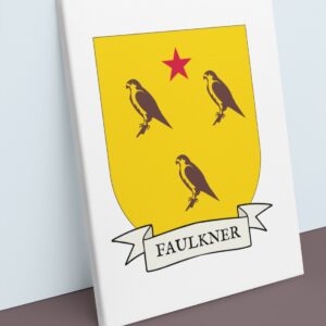 Faulkner Coat of Arms Canvas Wall Art
