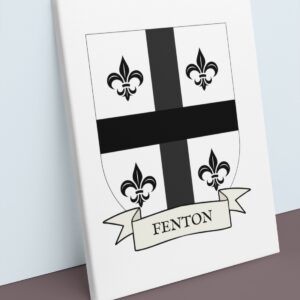 Fenton Coat of Arms Canvas Wall Art