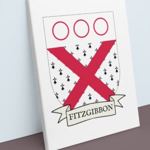 Fitzgibbon Coat of Arms Canvas Wall Art