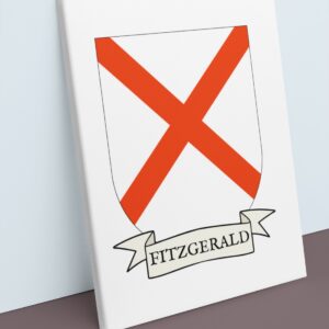 Fitzgerald Coat of Arms Canvas Wall Art