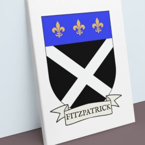 Fitzpatrick Coat of Arms Canvas Wall Art
