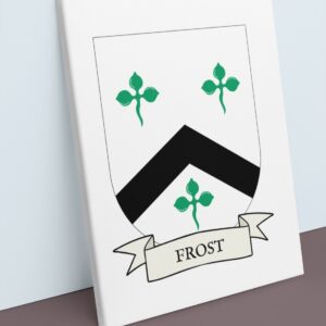 Frost Coat of Arms Canvas Wall Art