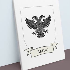 Reidy Coat of Arms Canvas Wall Art
