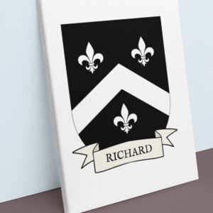 Richard Coat of Arms Canvas Wall Art