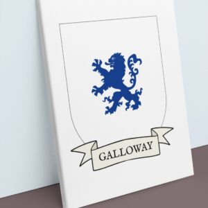 Galloway Coat of Arms Canvas Wall Art