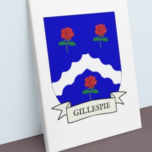 Gillespie Coat of Arms Canvas Wall Art