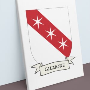 Gilmore Coat of Arms Canvas Wall Art