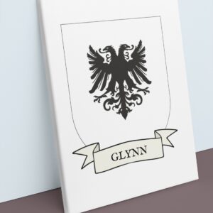 Glynn Coat of Arms Canvas Wall Art