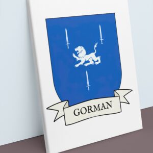 Gorman Coat of Arms Canvas Wall Art