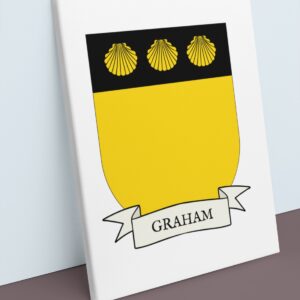 Graham Coat of Arms Canvas Wall Art
