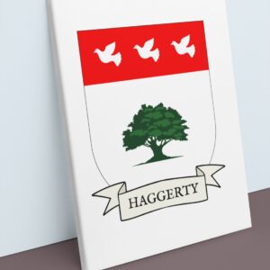 Haggerty Coat of Arms Canvas Wall Art