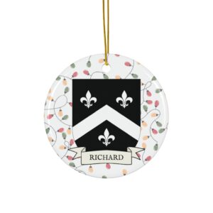 Richard Family Coat of Arms Christmas Tree Ornament