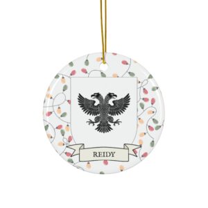 Reidy Family Coat of Arms Christmas Tree Ornament