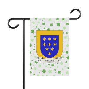 Bailey Family Coat of Arms Garden Banner