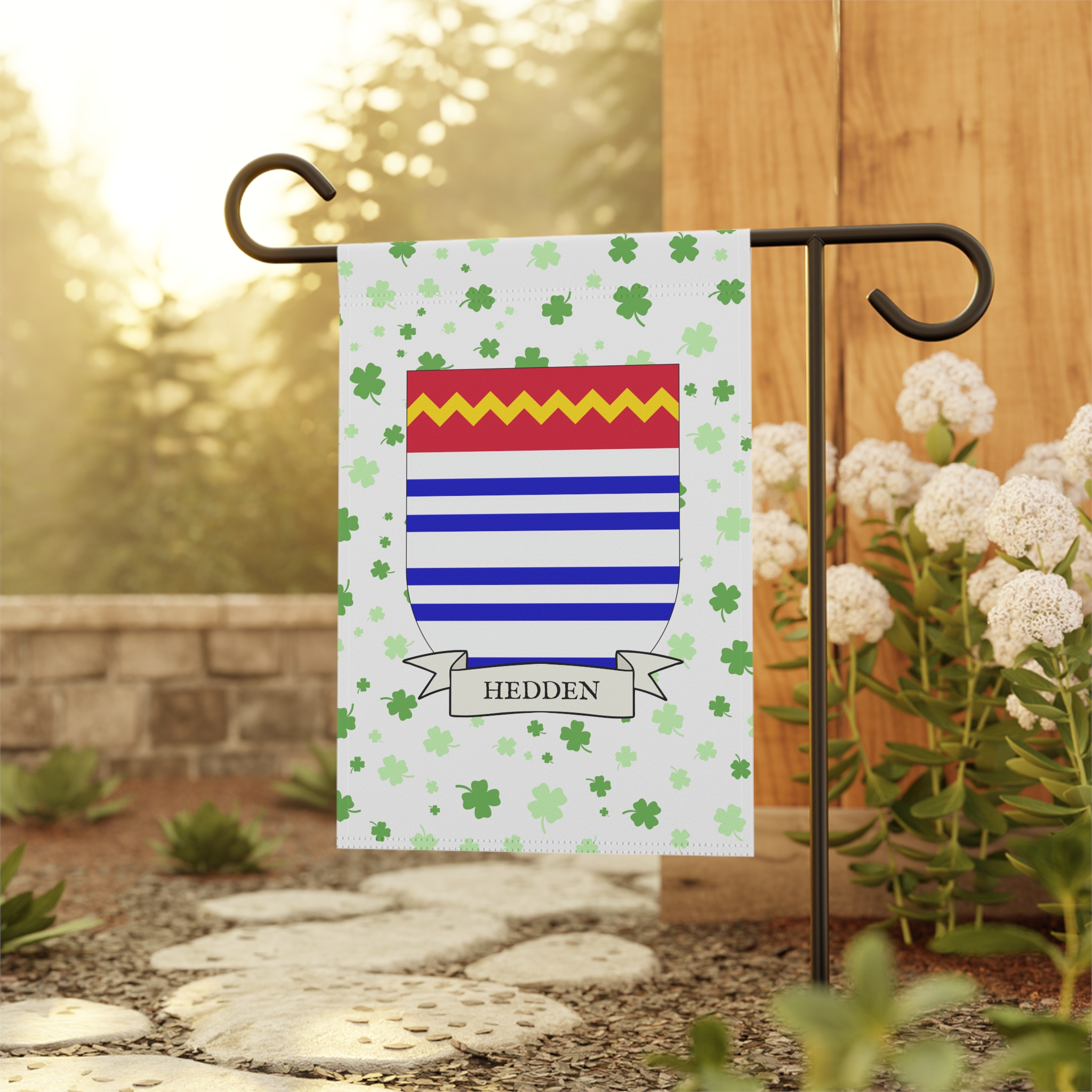Hedden Family Coat of Arms Garden Banner - Image 2